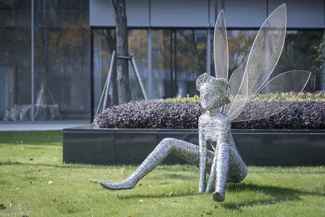 不锈钢雕塑精灵 不锈钢雕塑精灵