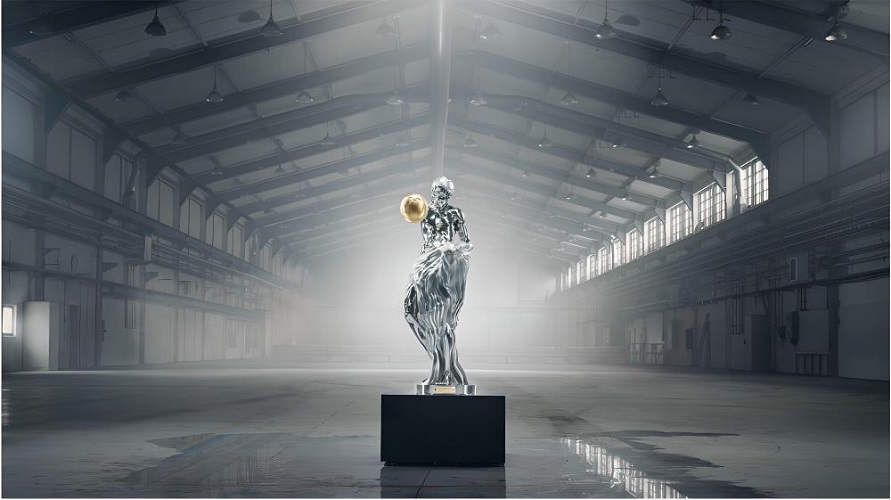 汲取人类艺术史百年精华 AI设计雕塑作品亮相(图1) 汲取人类艺术史百年精华 AI设计雕塑作品亮相(图1)