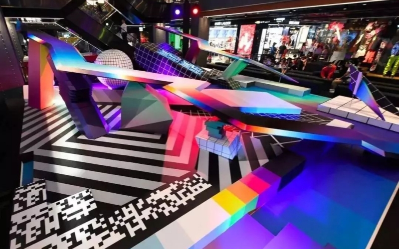 这些极具创意的商场美陈案例(图3) 这些极具创意的商场美陈案例(图3)